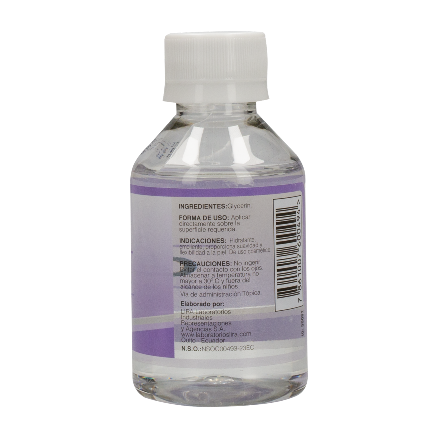 Aceite Cosmético De Glicerina LIRA 120 Ml