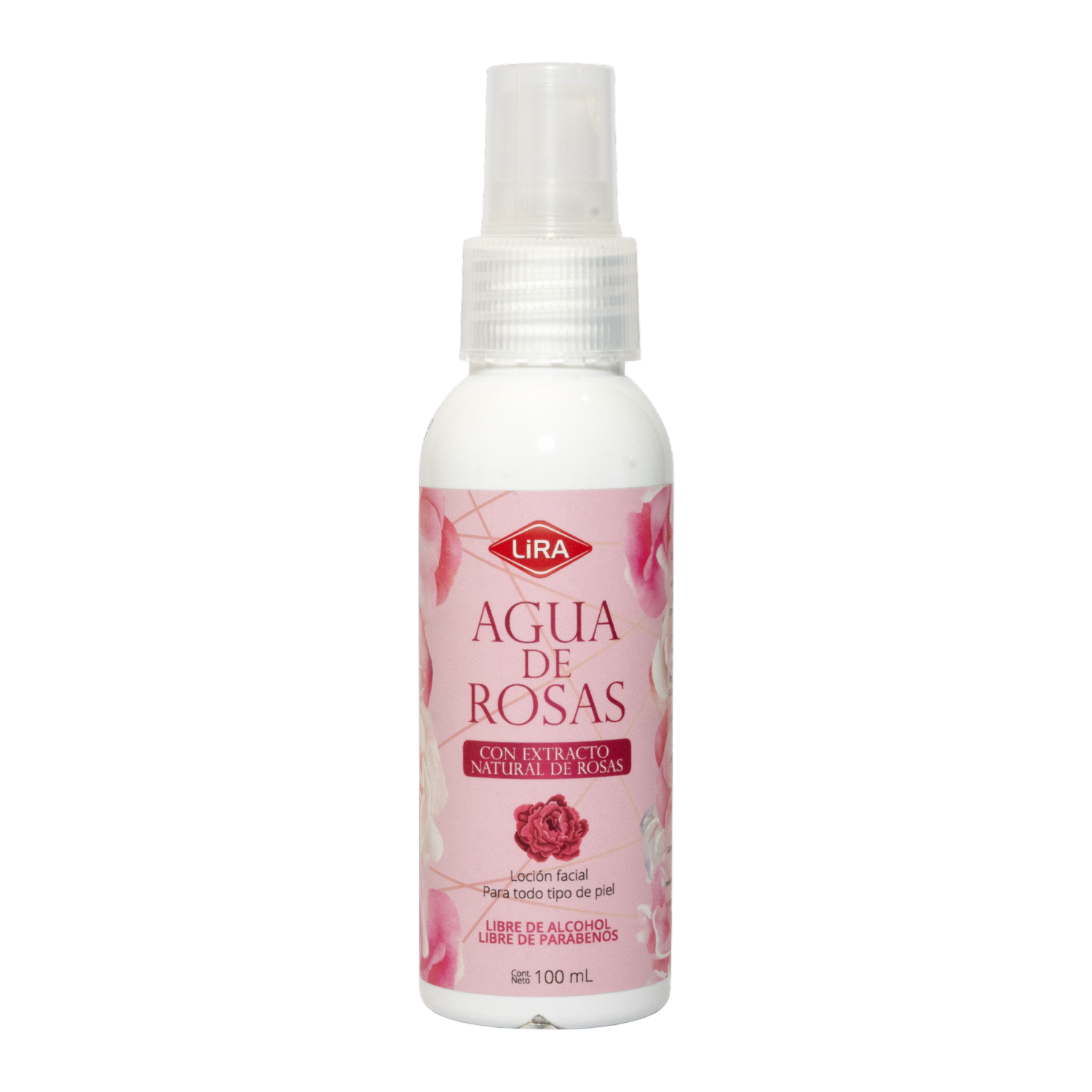 Agua De Rosas Facial LIRA 100 Ml