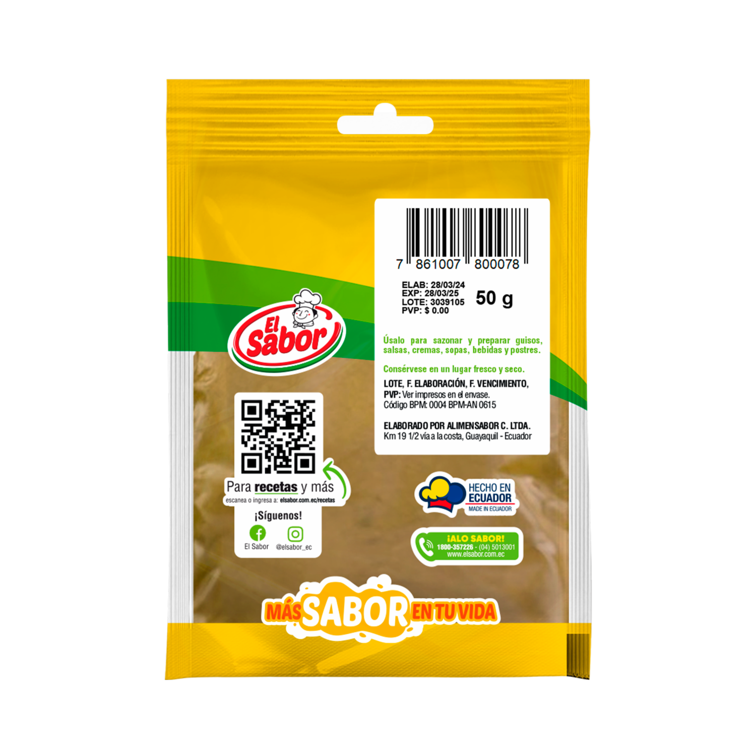 Comino Molido EL SABOR 50 G