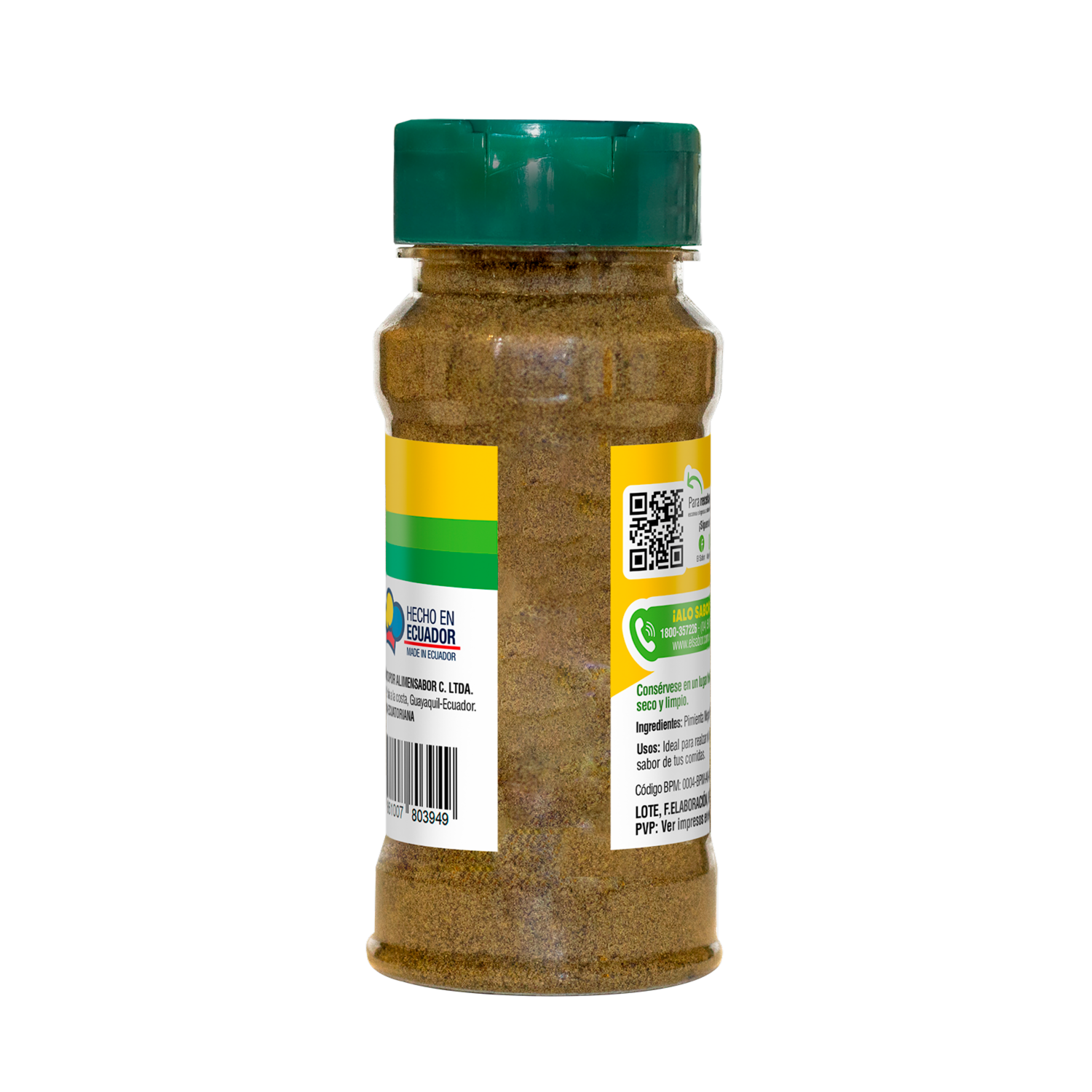 Pimienta Negra Molida EL SABOR 80 G