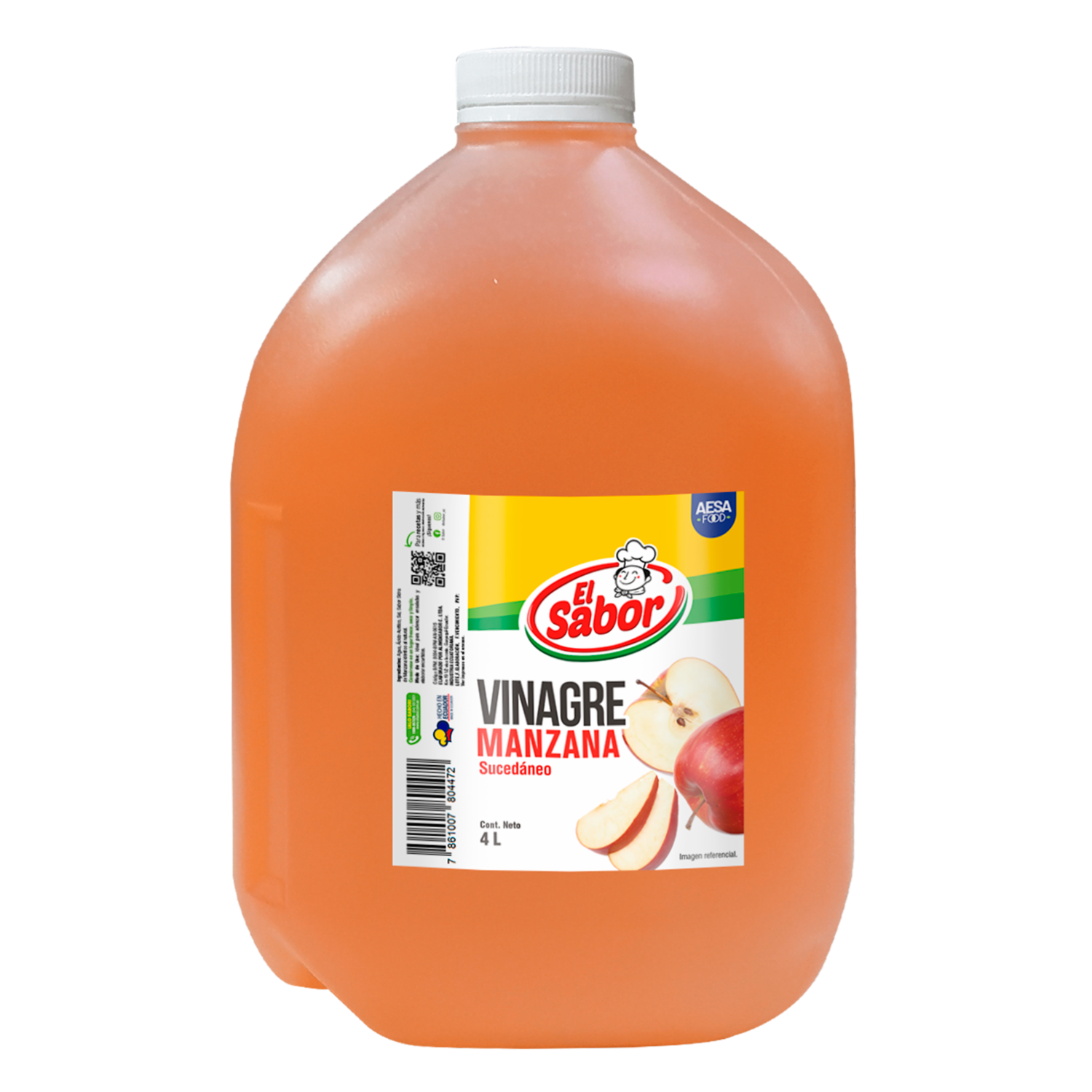 Vinagre De Manzana EL SABOR 4000 Ml