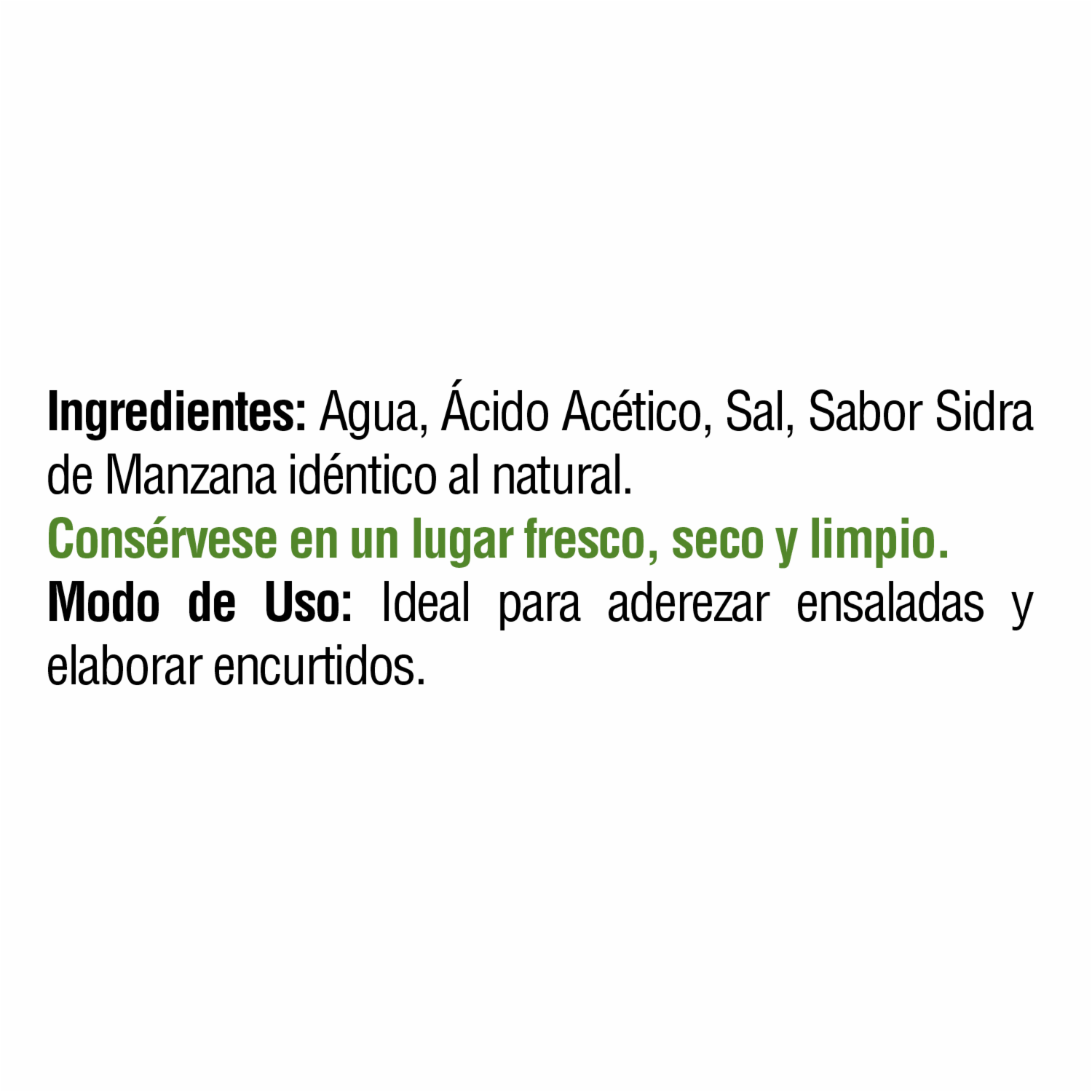 Vinagre De Manzana EL SABOR 4000 Ml