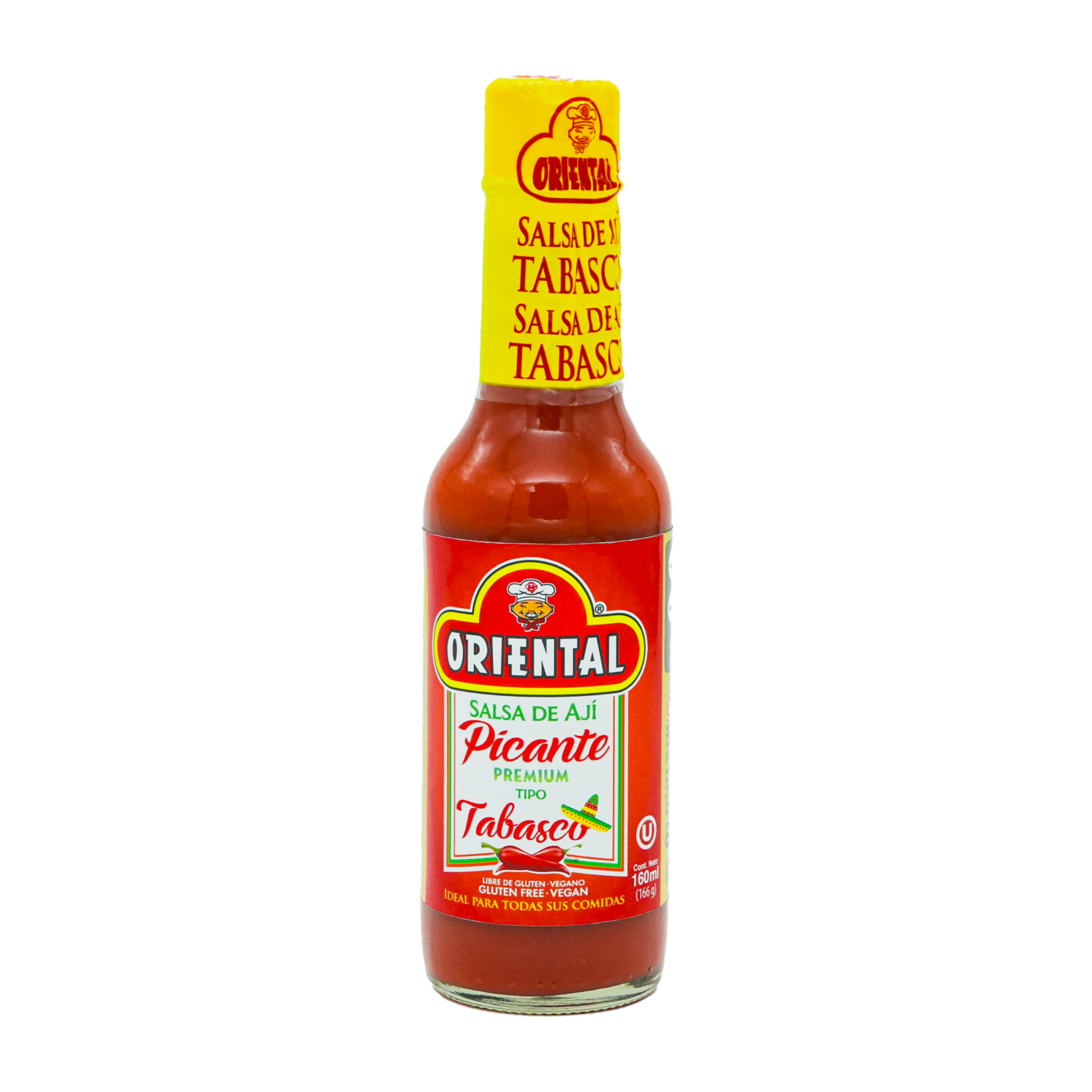 Salsa De Ají Picante Tabasco ORIENTAL 160 Ml