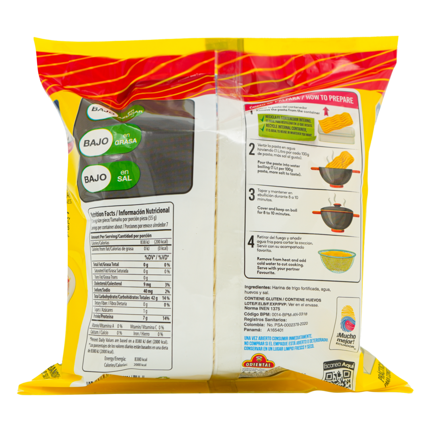Fideo Chino Chino Grueso ORIENTAL 400 G