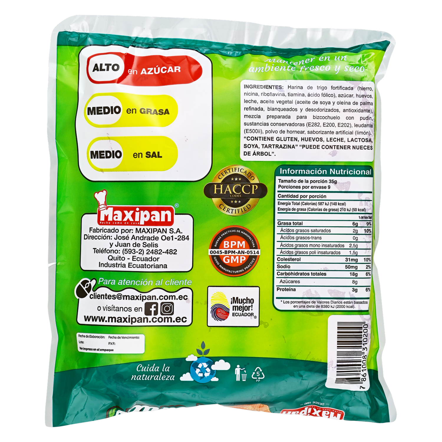 Bocaditos Panlin MAXIPAN 320 g