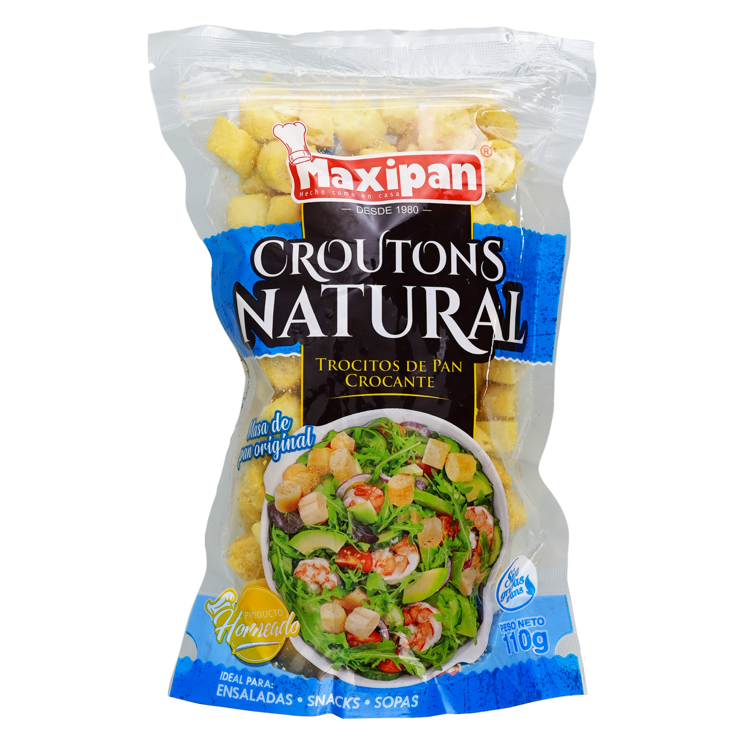 Croutones Crocantes Naturales MAXIPAN 110 G