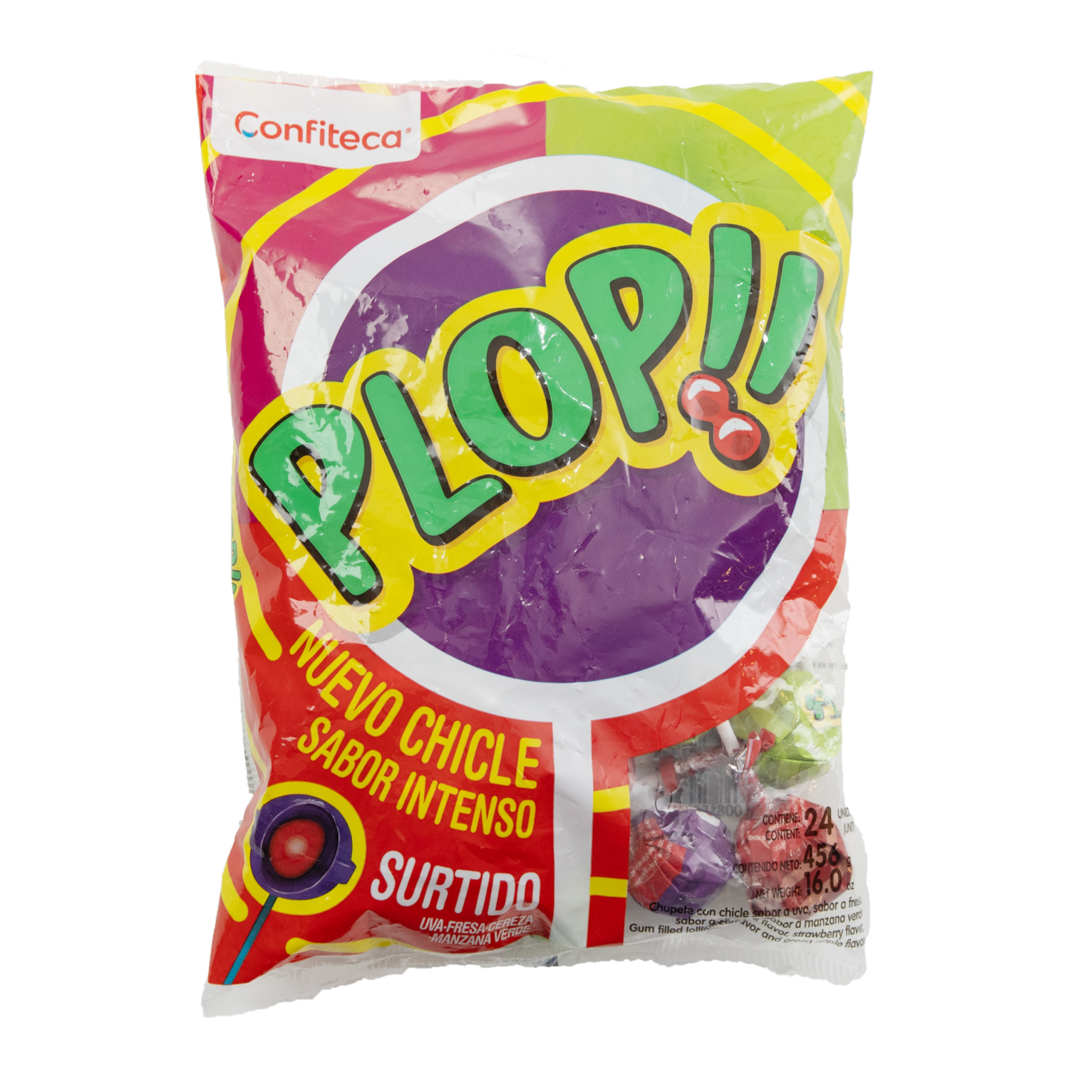 Chupete Sabores Surtidos PLOP 456 G