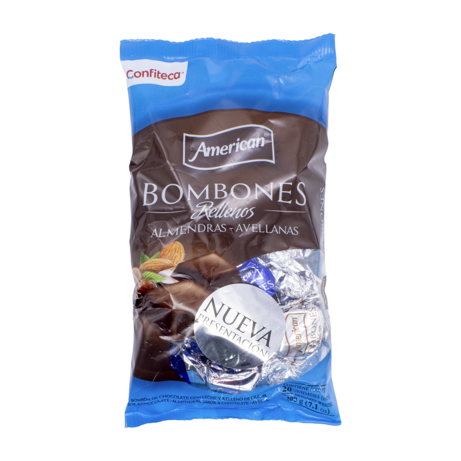Bombones De Chocolate Con Avellano AMERICAN 200 G