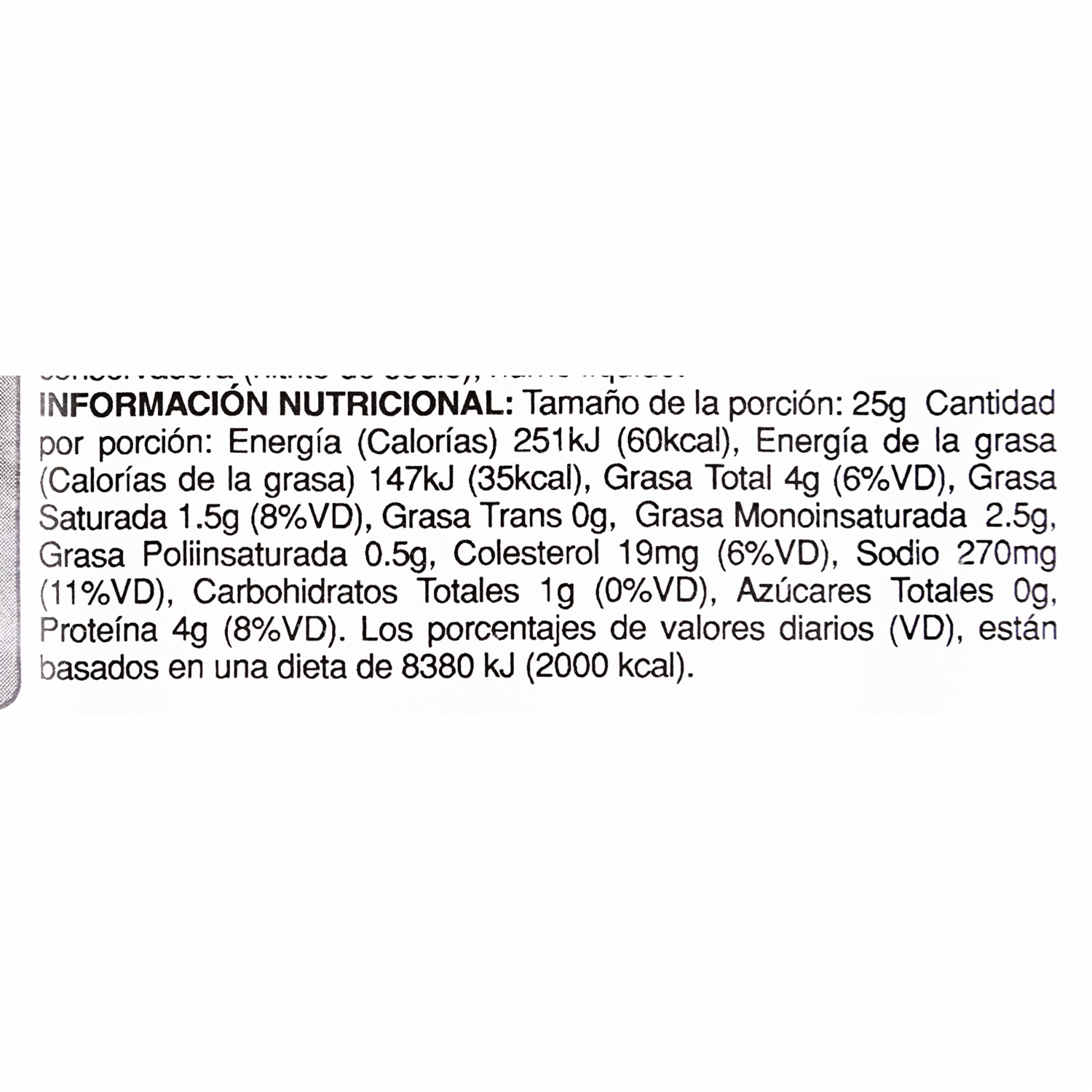 Tocino Ahumado DON DIEGO 1000 G