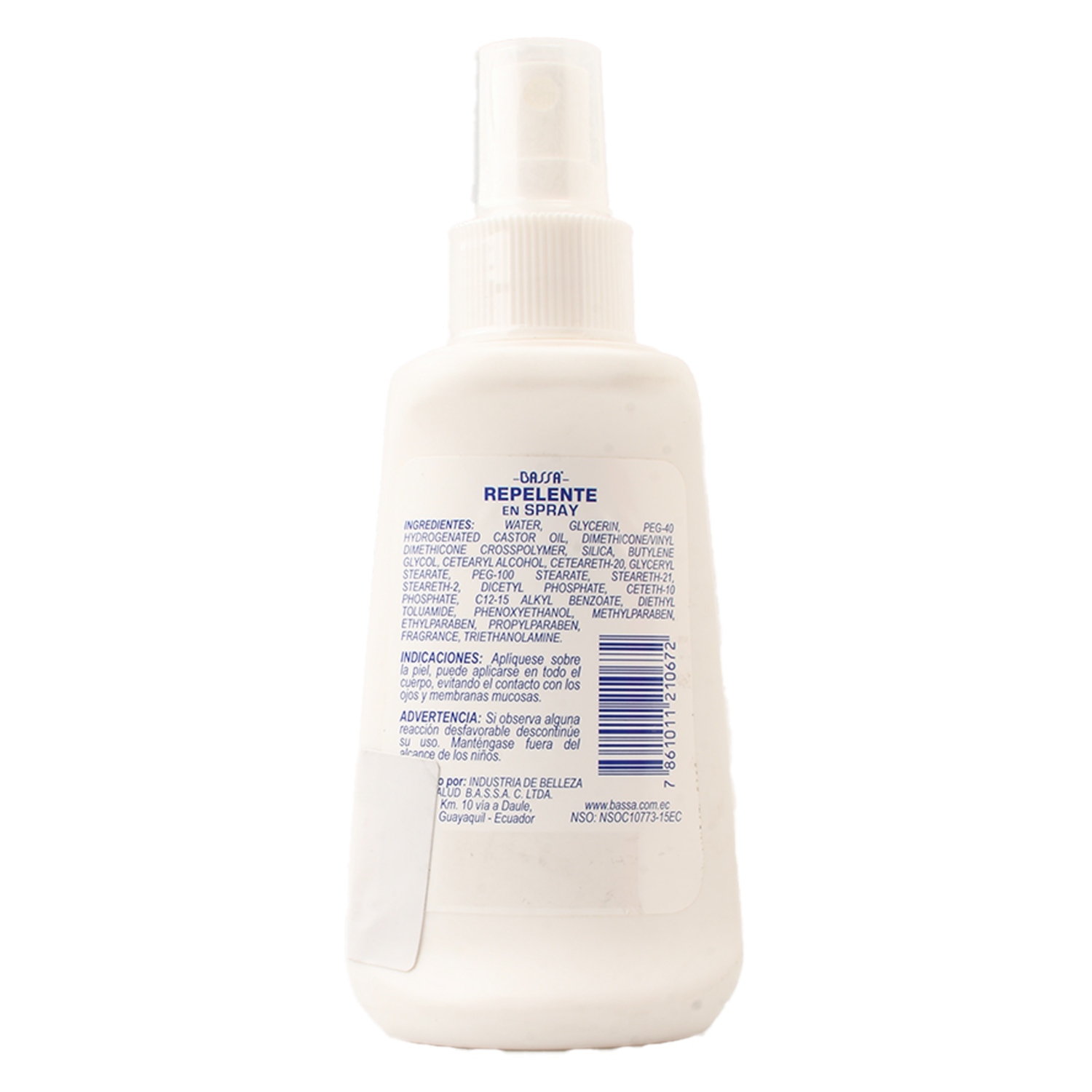 Repelente En Aerosol BASSA 100 Ml