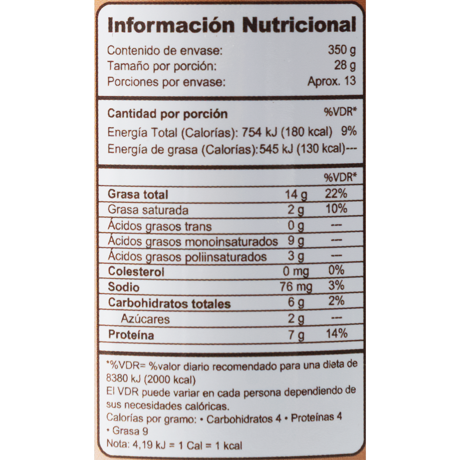 Mantequilla De Maní Crunchy MANÍ CRIS 350 G