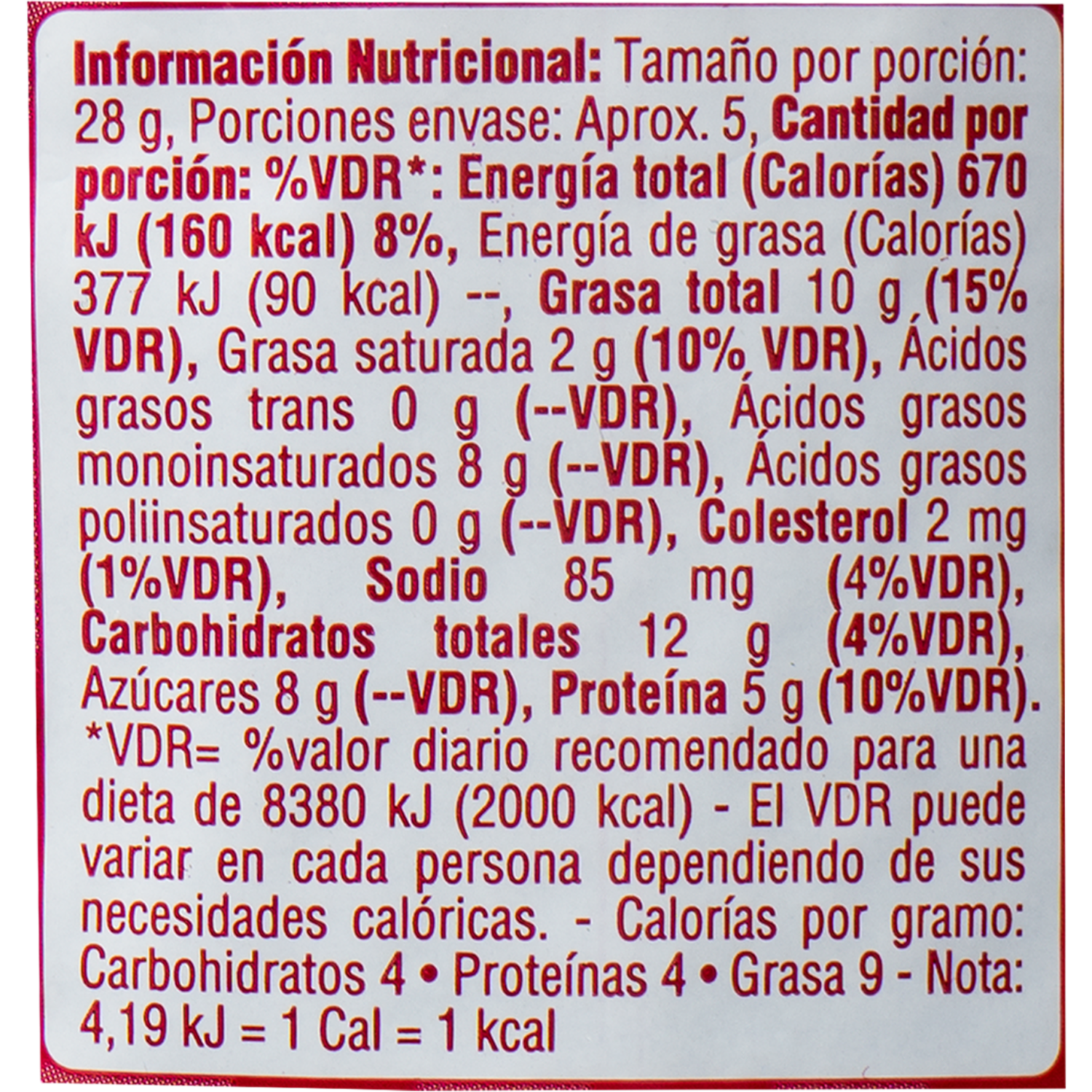 Maní Mix Sweet Trail MANÍ CRIS 140 G