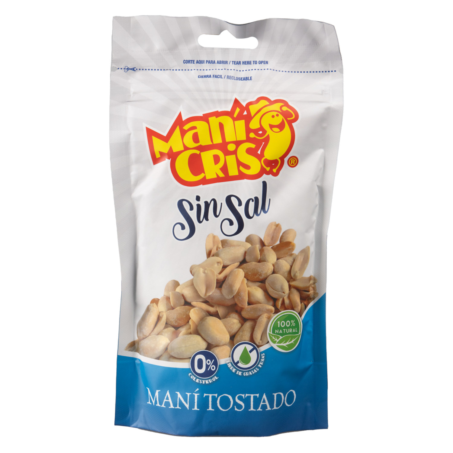 Maní Tostado Sin Sal MANÍ CRIS 140 g