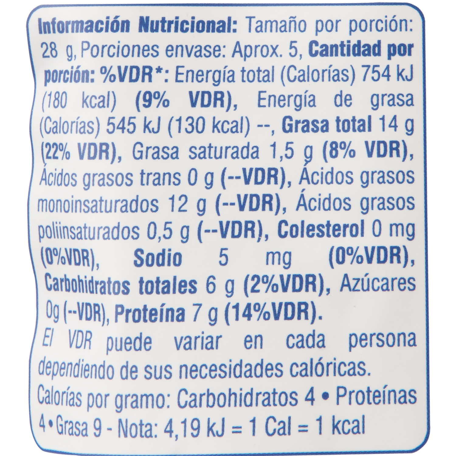 Maní Tostado Sin Sal MANÍ CRIS 140 g