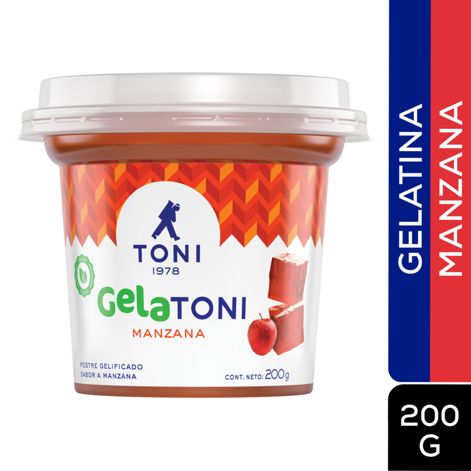 Gelatina Sabor A Manzana GELATONI 200 ML