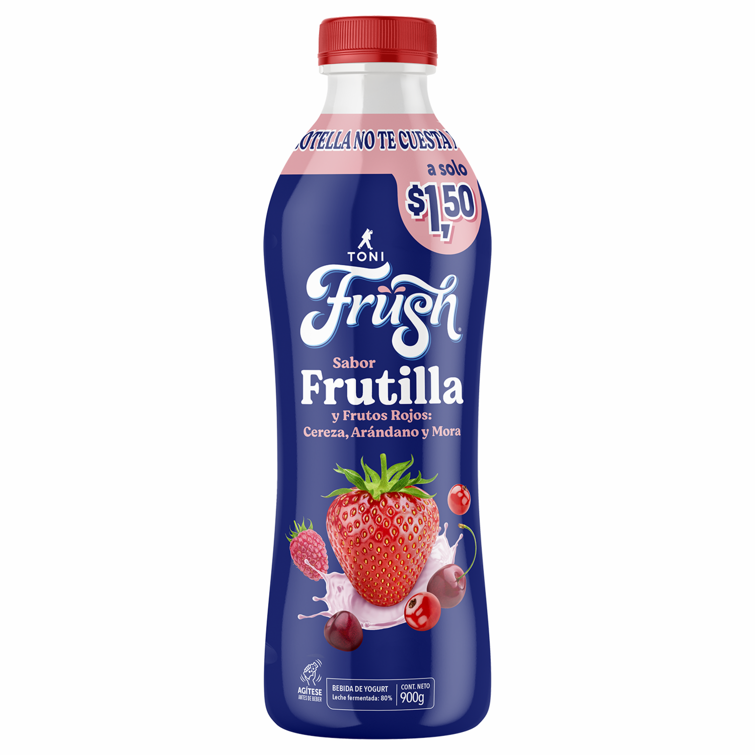 Yogurt Bebible De Frutos Rojos TONI Botella