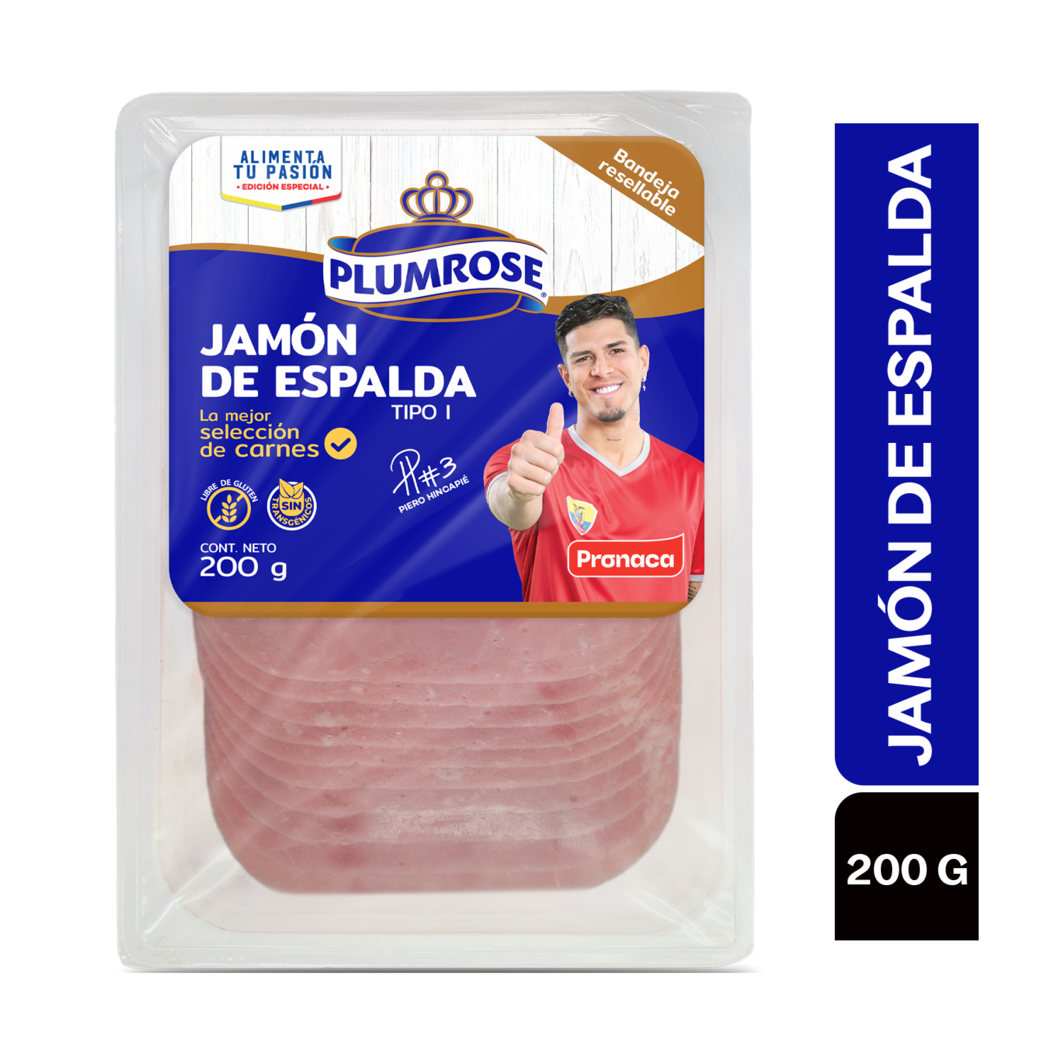 Jamón De Espalda Tipo I PLUMROSE 200 G
