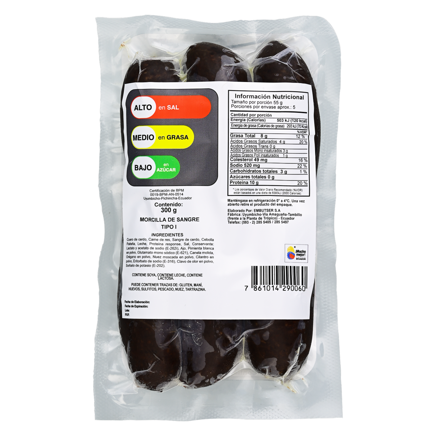Morcilla Negra FEDERER 300 G
