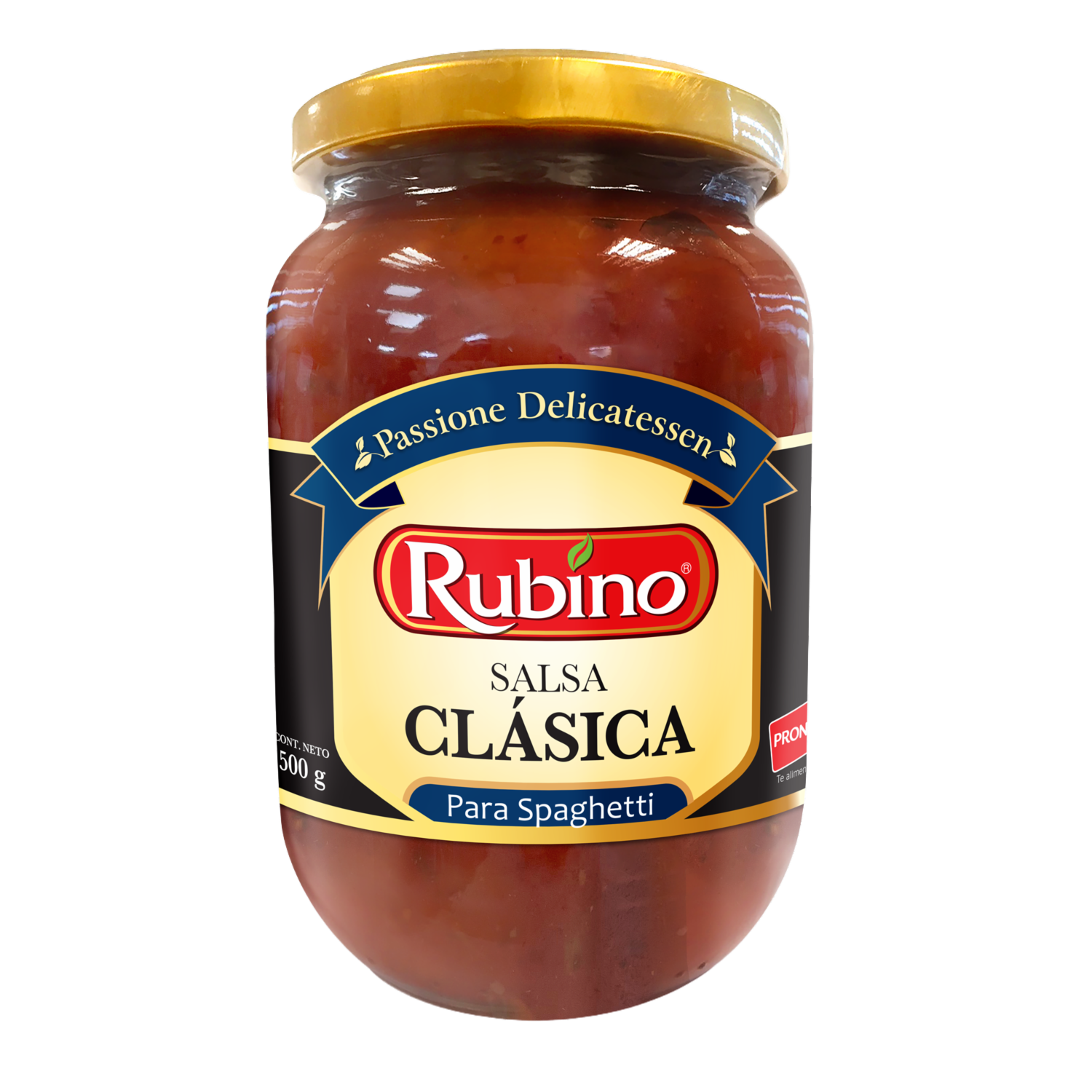Salsa Italiana Para Spaghetti Clásica RUBINO 500 G
