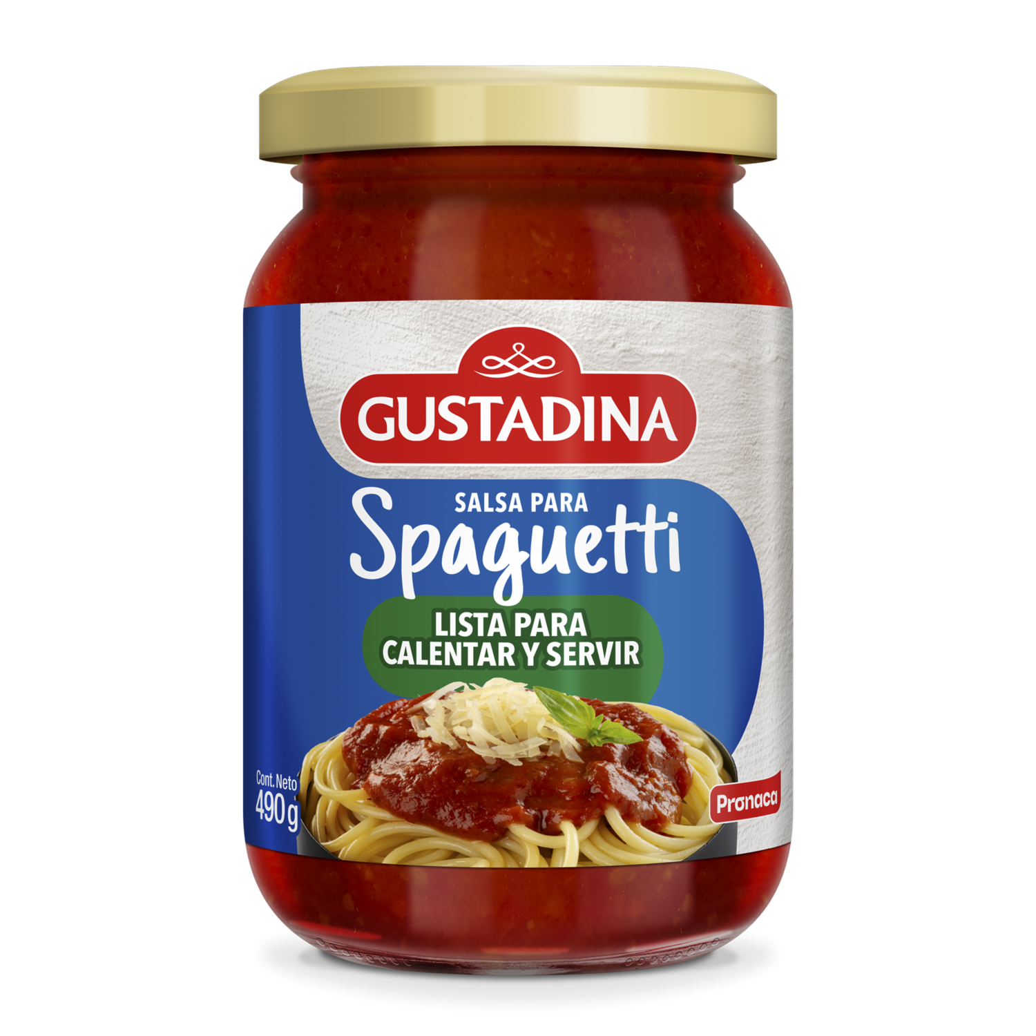 Salsa Italiana Para Spaghetti GUSTADINA 490 G