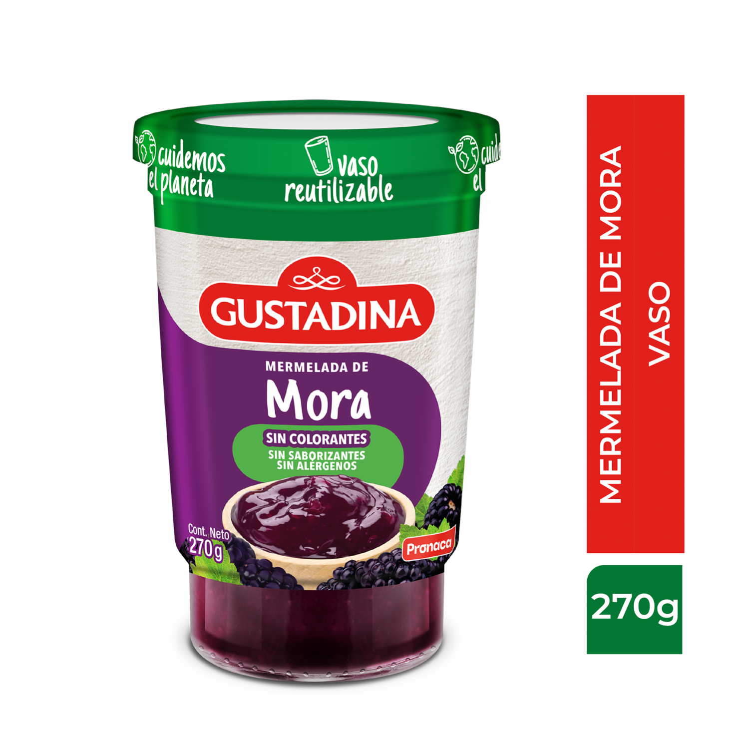 Mermelada De Mora GUSTADINA 270 G