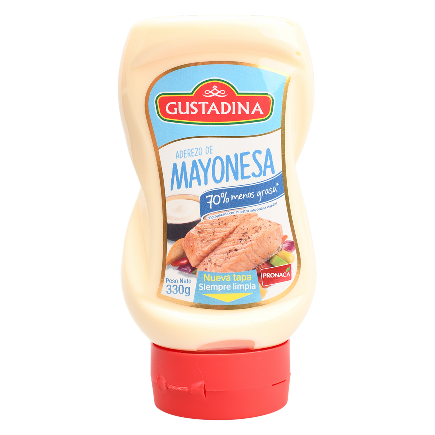 Mayonesa 70% Menos Grasa GUSTADINA 330 G