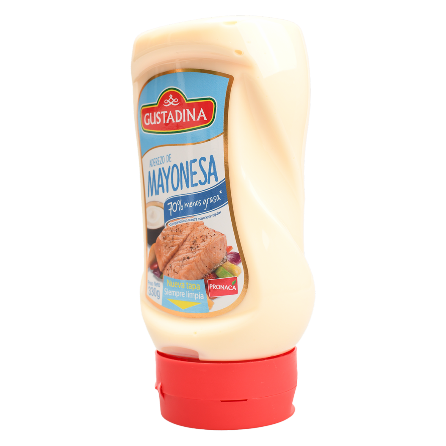 Mayonesa 70% Menos Grasa GUSTADINA 330 G