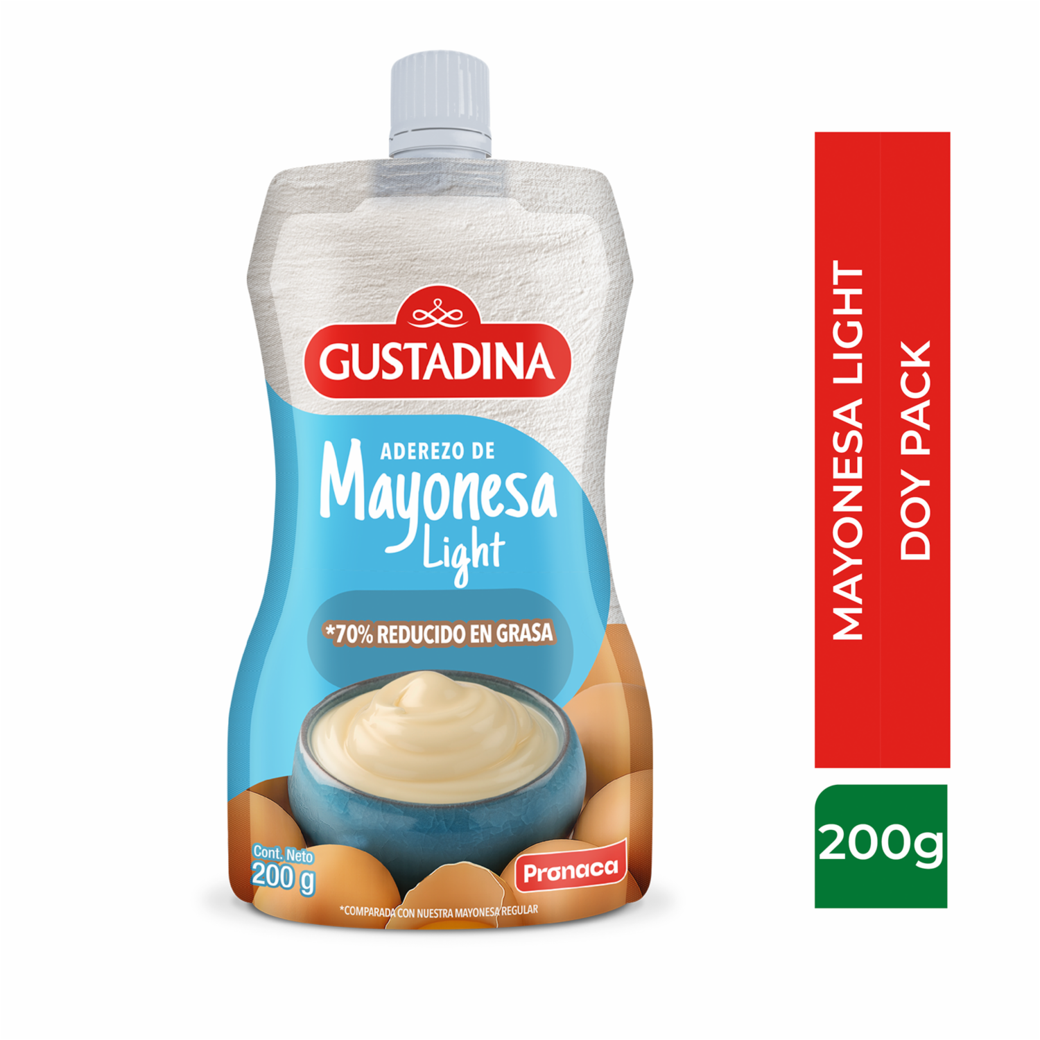 Mayonesa Con 0,7 Menos Grasa GUSTADINA 200 G