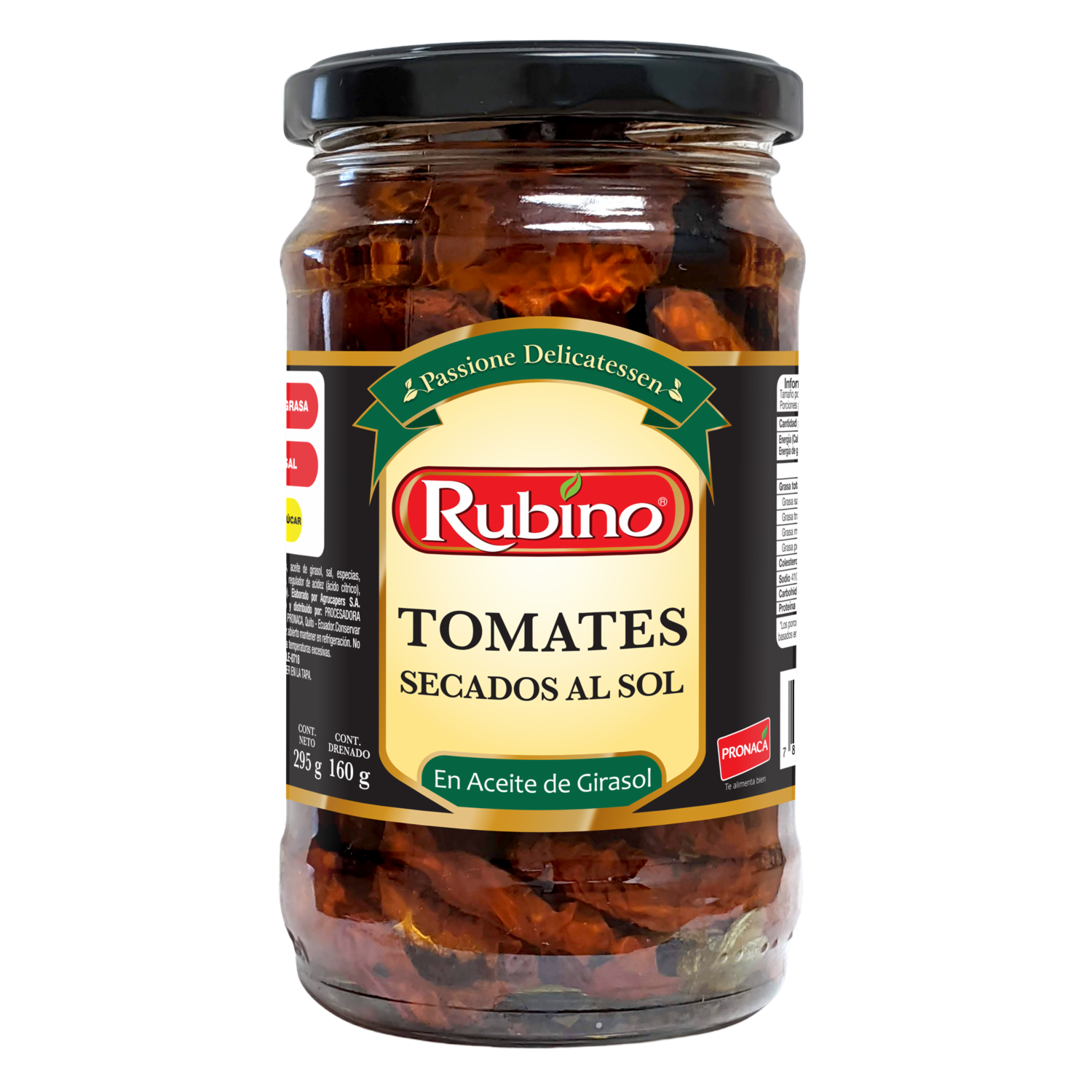 Tomates Secos En Aceite De Girasol RUBINO 295 G