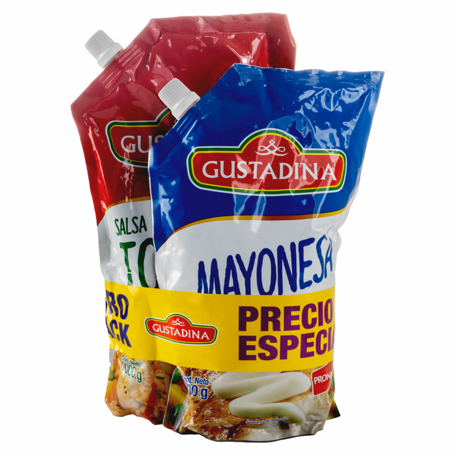 Salsa De Tomate Pack + Mayonesa GUSTADINA 2 X 950 G