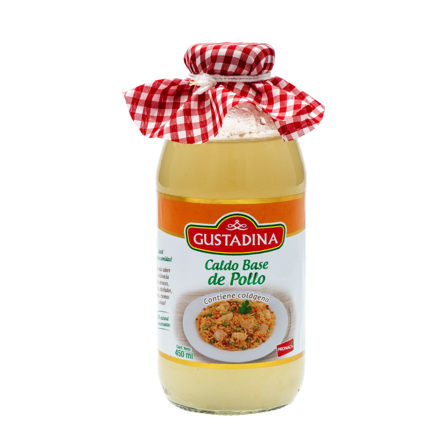 Caldo Base De Pollo Base Contiene Colágeno GUSTADINA 450 G
