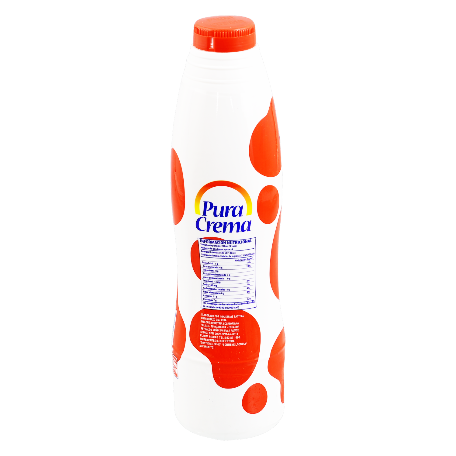Leche Entera Ultra Pasteurizada PURA CREMA 980 ml