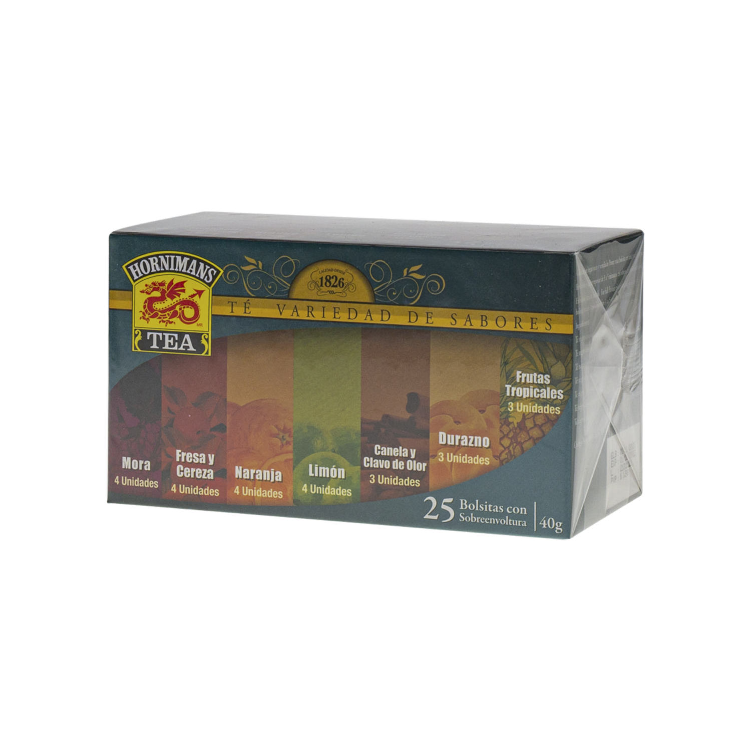 Té Caja Mix Variedad De Sabores HORNIMANS 25 X 1.60 G