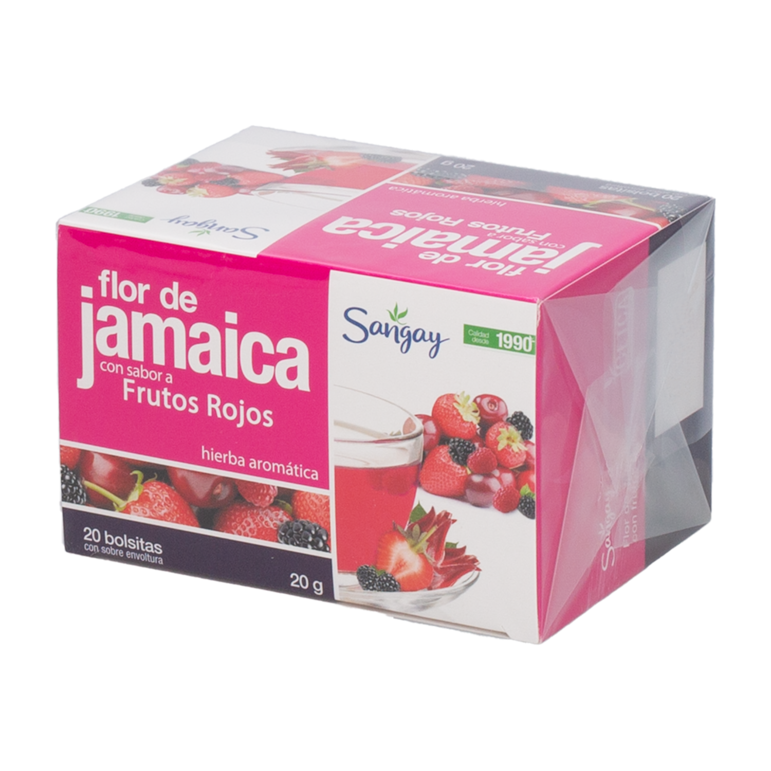 Té Flor De Jamaica Frutos Rojos SANGAY 20 X 1 G