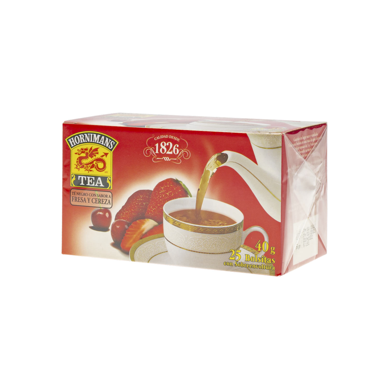 Té De Fresa Cereza HORNIMANS 25 X 1.60 G