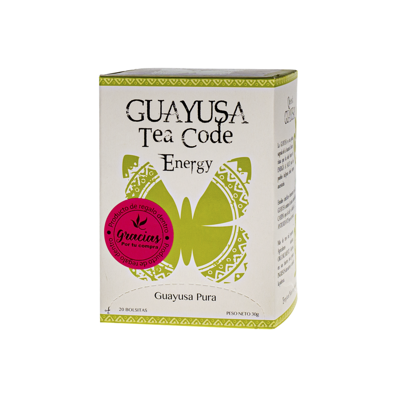 Té De Guayusa Pura GUAYUSA TEA CODE 30 G