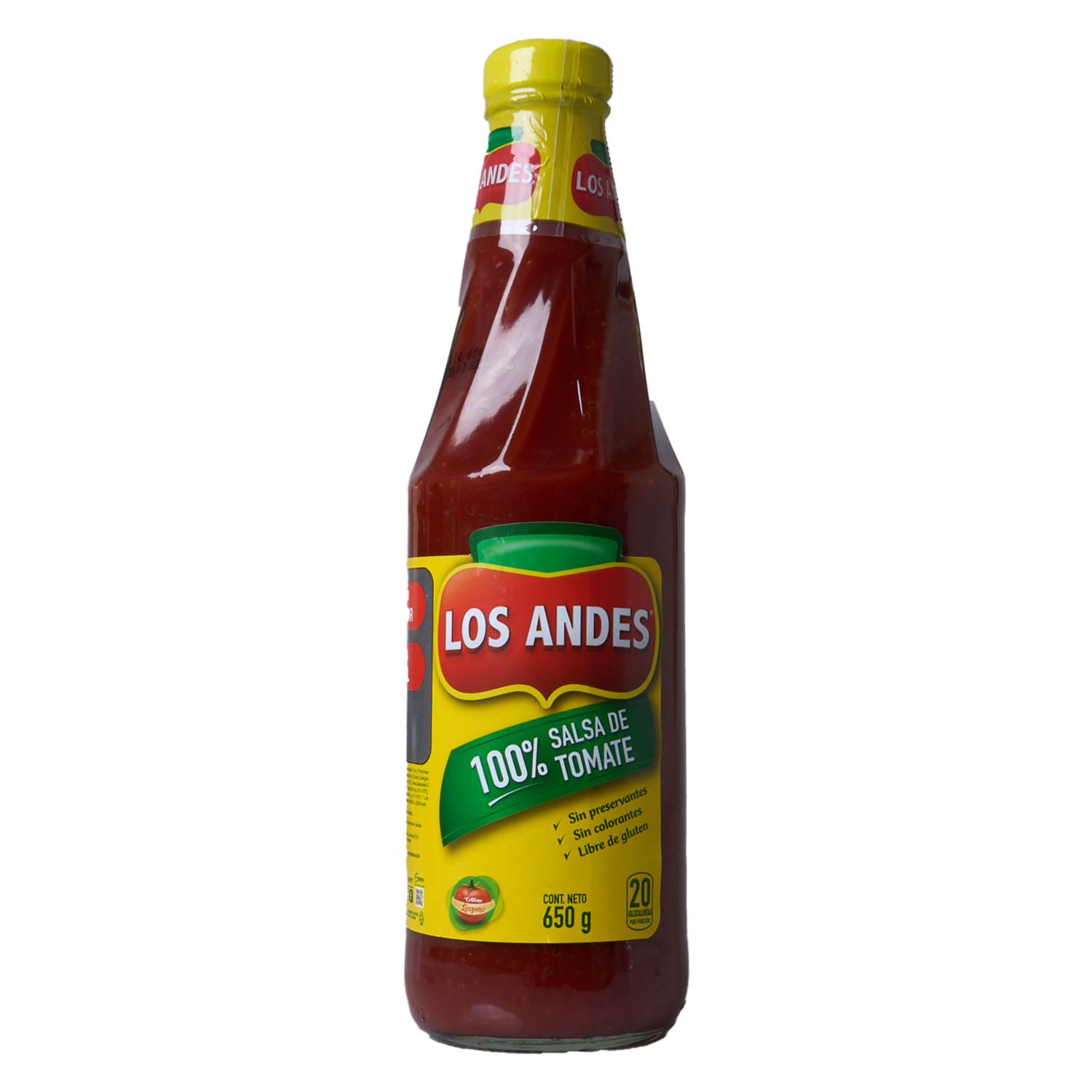 Salsa De Tomate Sin Gluten LOS ANDES 650 G