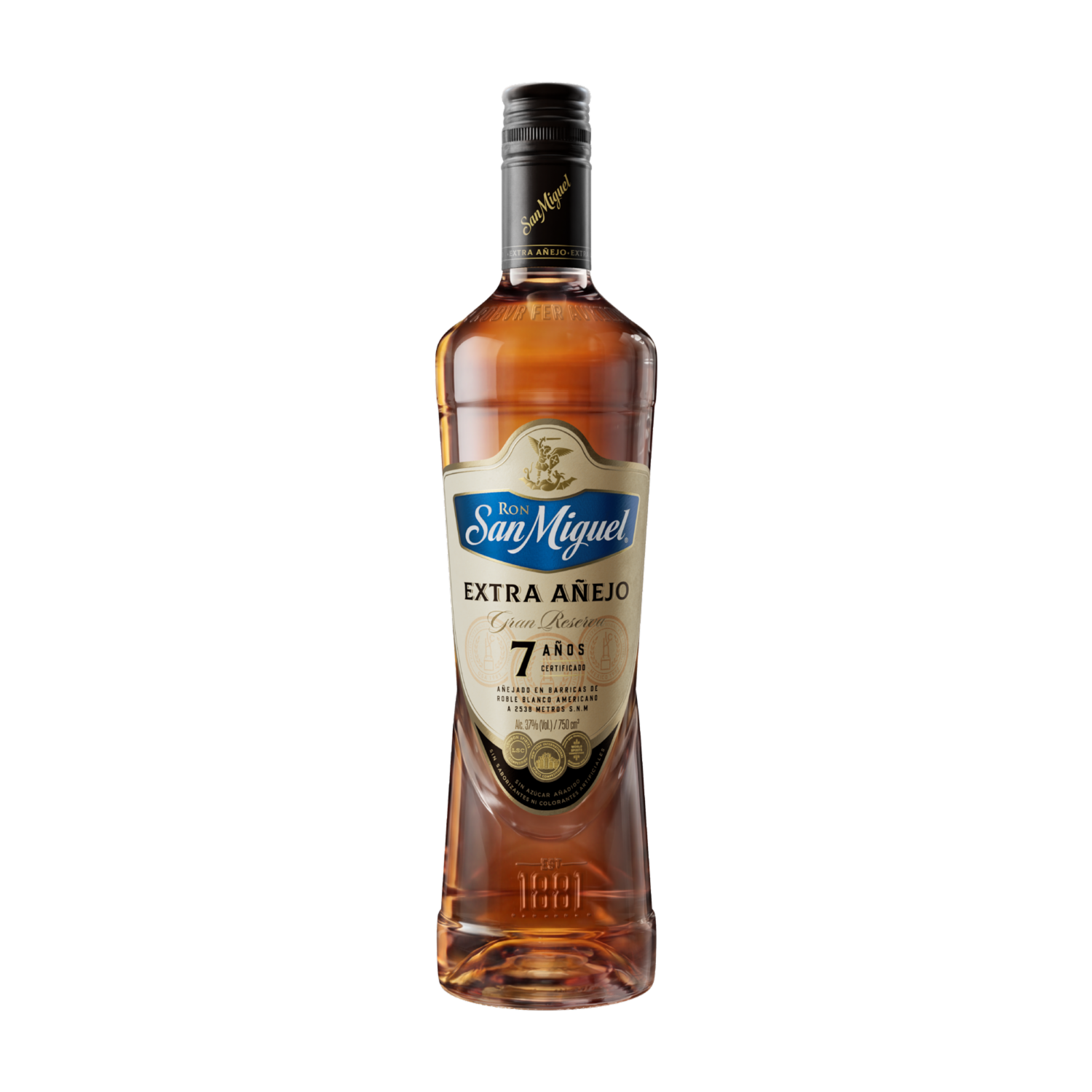 Ron 7 Black SAN MIGUEL 750 ML