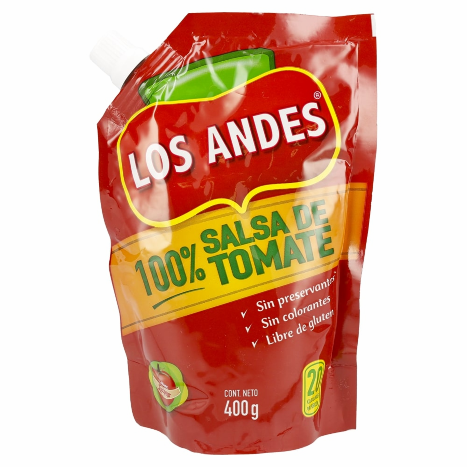 Salsa De Tomate Sin Gluten LOS ANDES 400 G