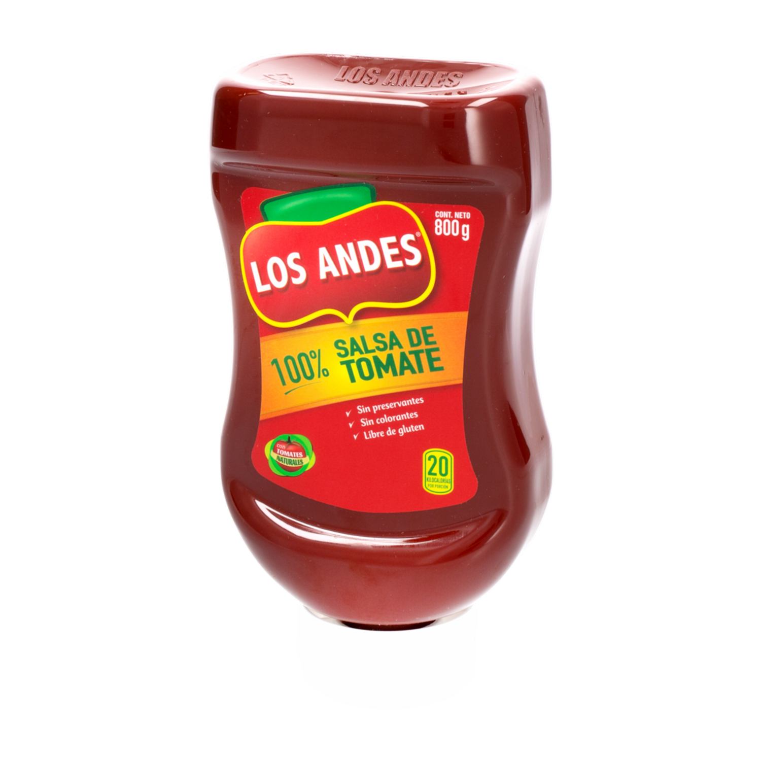 Salsa De Tomate Sin Gluten LOS ANDES 800 G
