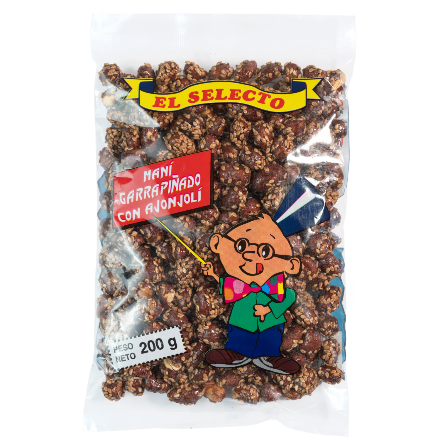 Maní Dulce Garrapiñado Con Ajonjolí Confitados Con Azúcar EL SELECTO 200 G