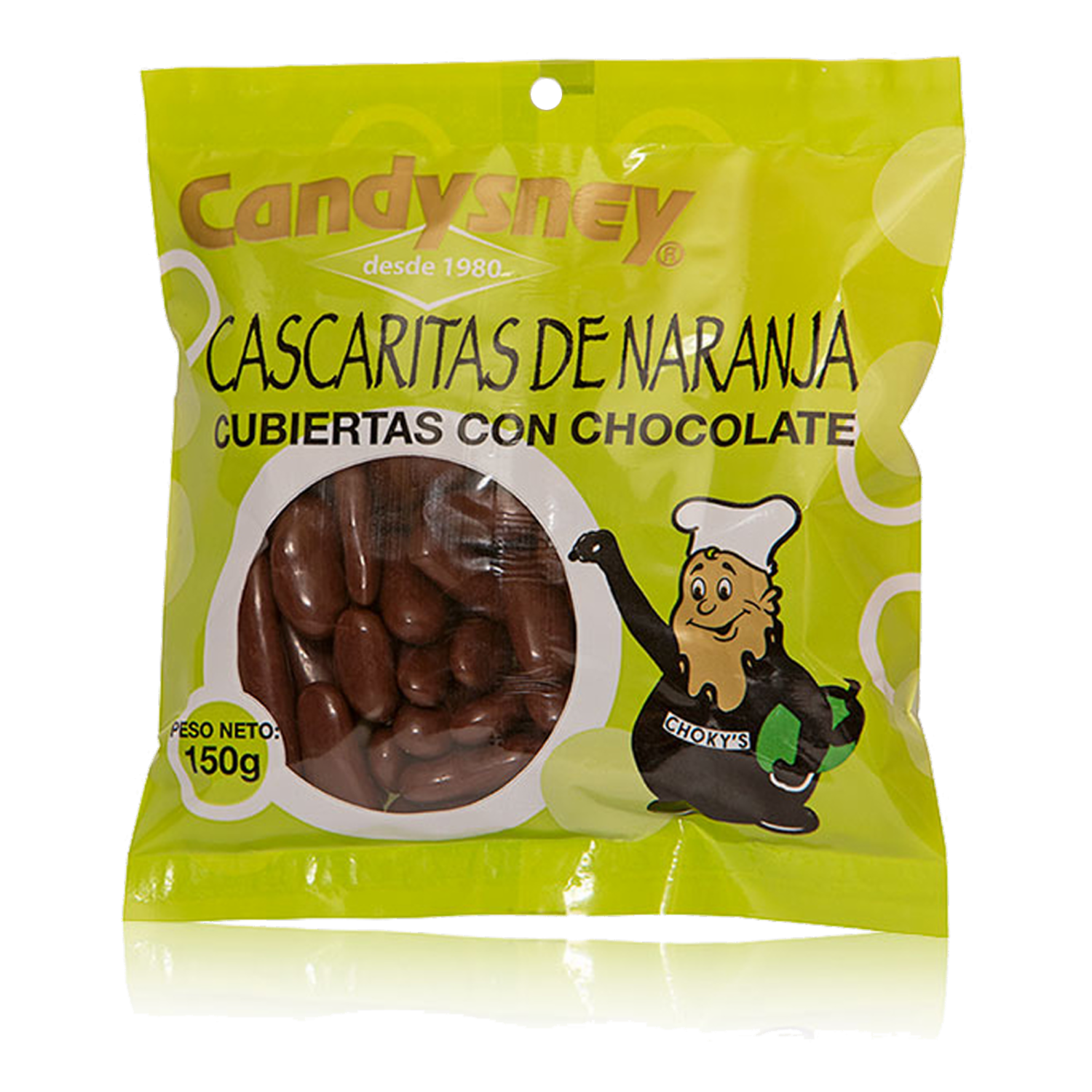 Chocolate Cascaritas De Naranja CANDYSNEY 150 G