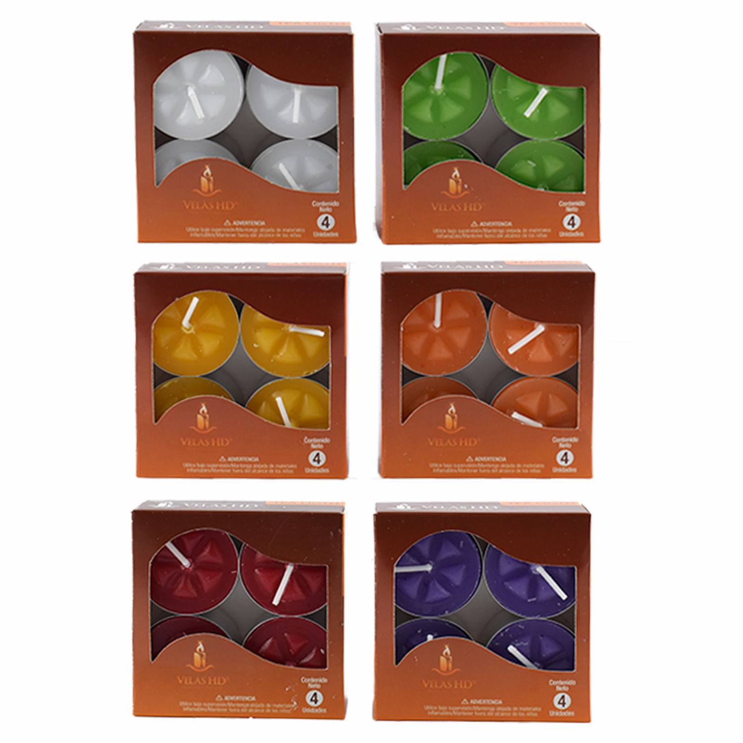 Vela Light Surtido VELAS HD X 4 Unidades