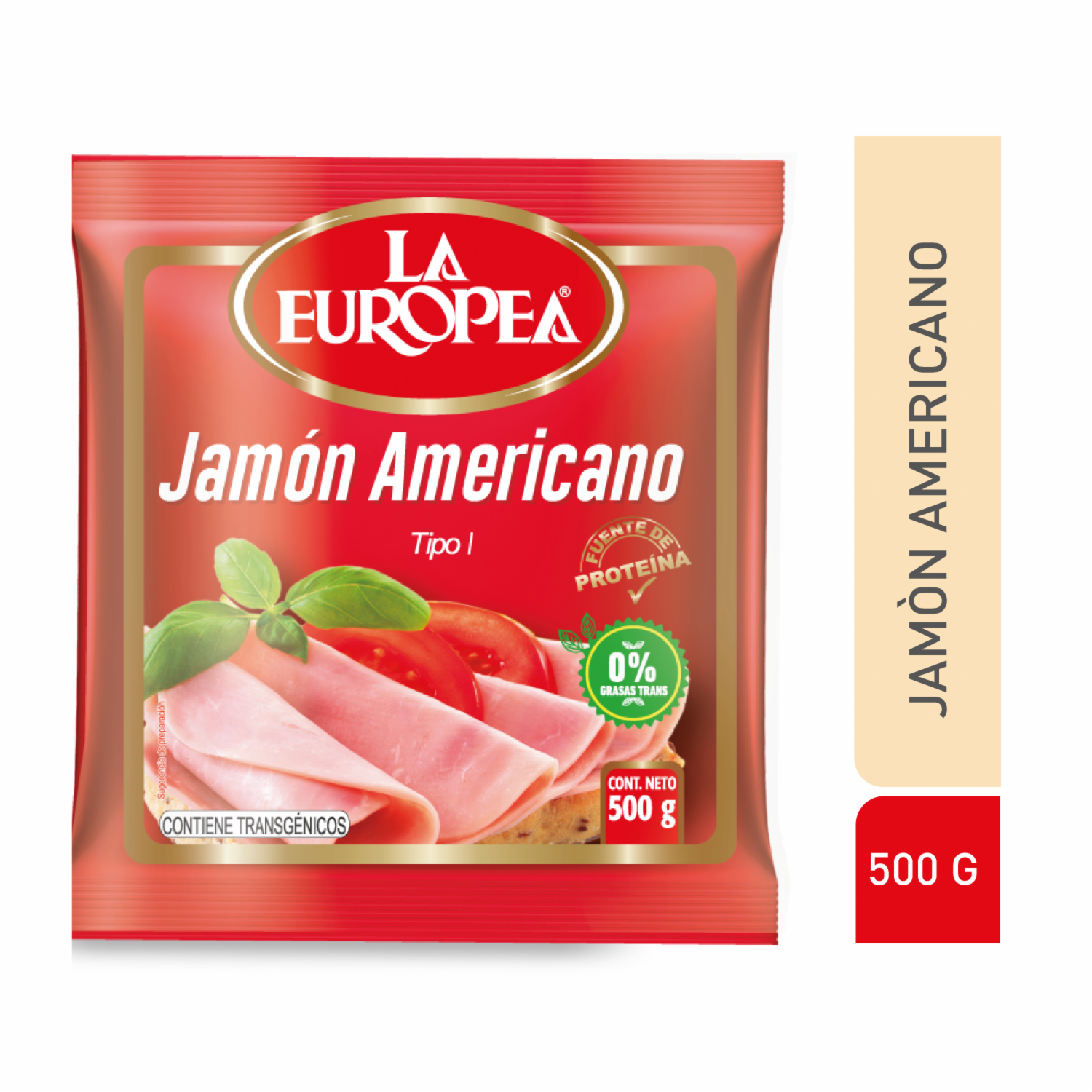 Jamón Americano Tipo I LA EUROPEA 500 G