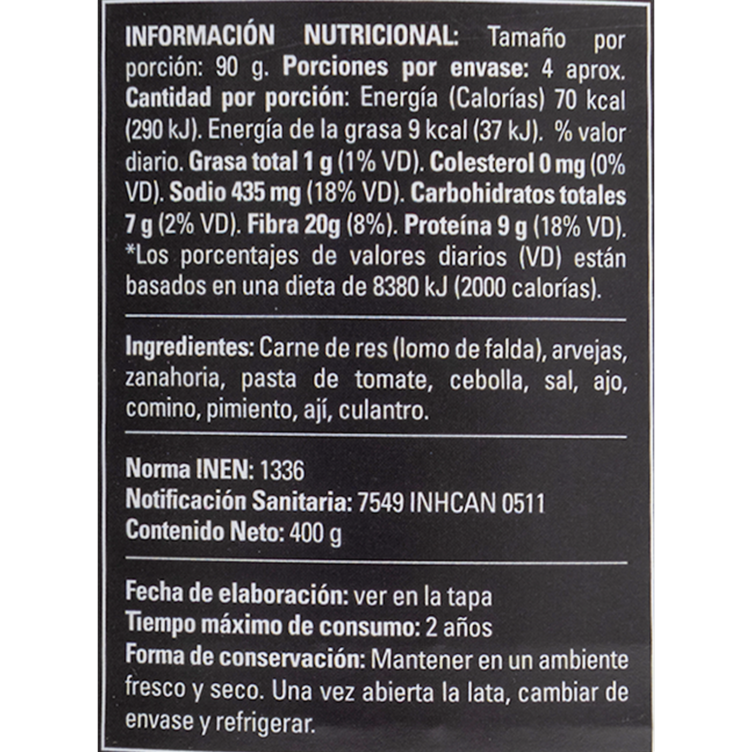 Estofado De Carne LA EUROPEA Lata