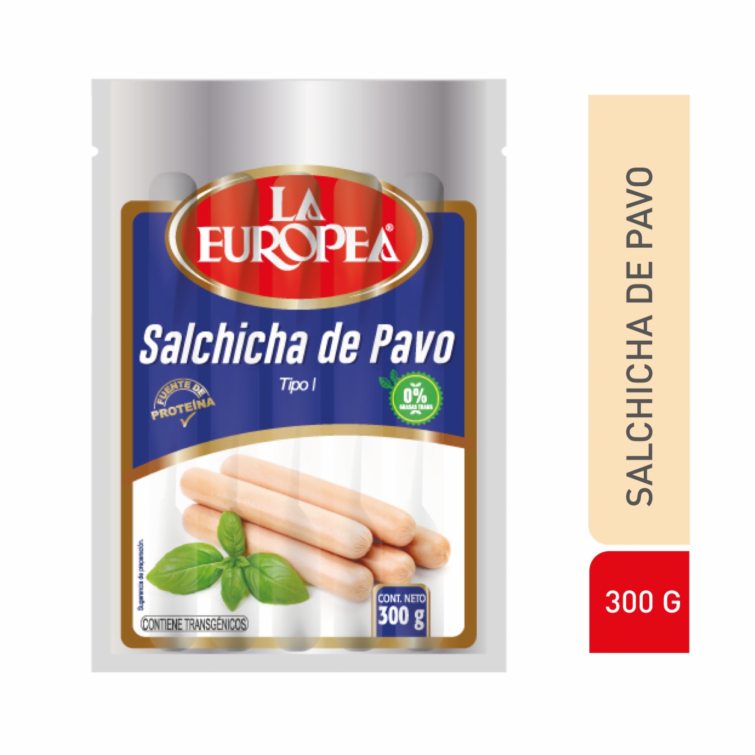 Salchicha De Pavo LA EUROPEA 300 G