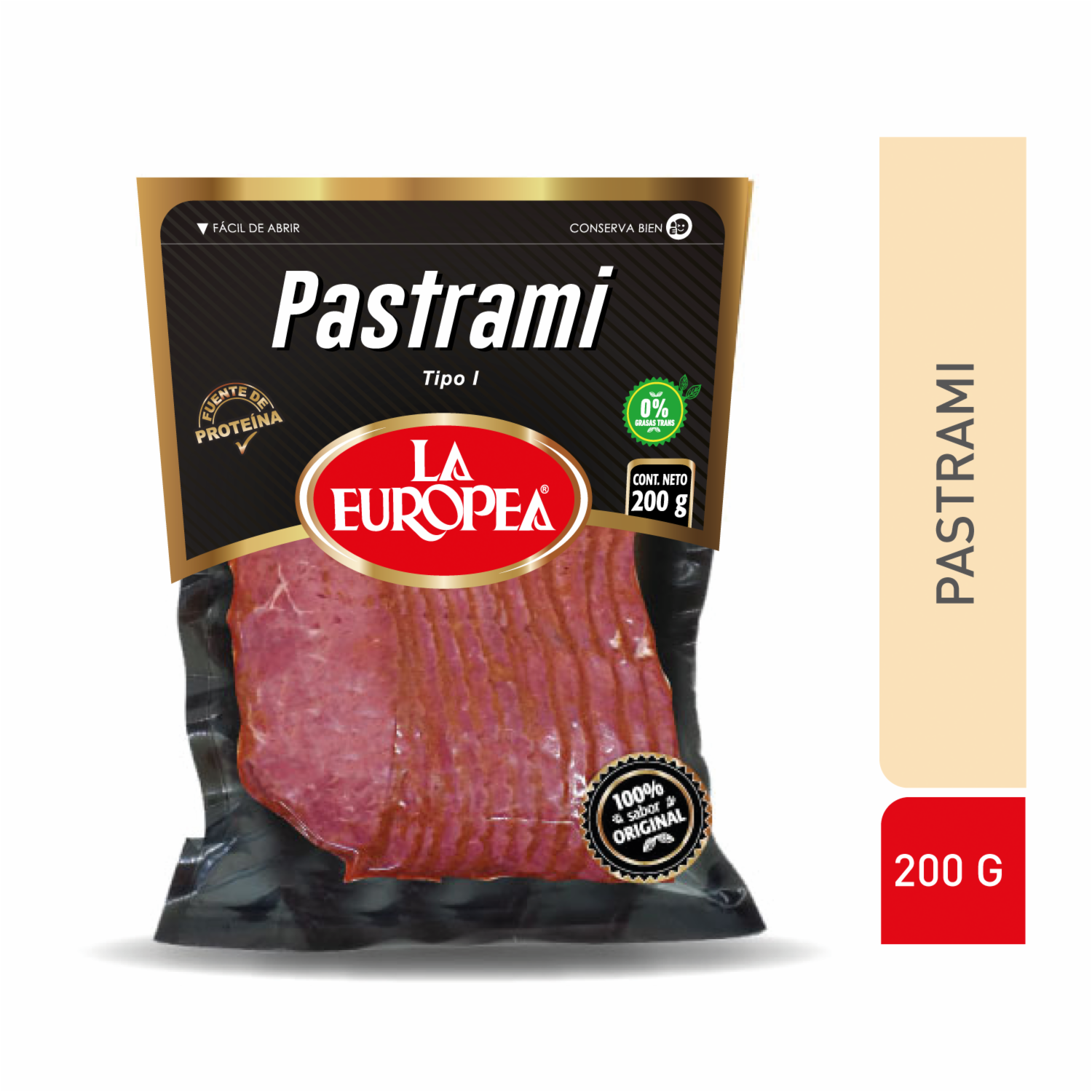 Pastrami Tipo I LA EUROPEA 200 G
