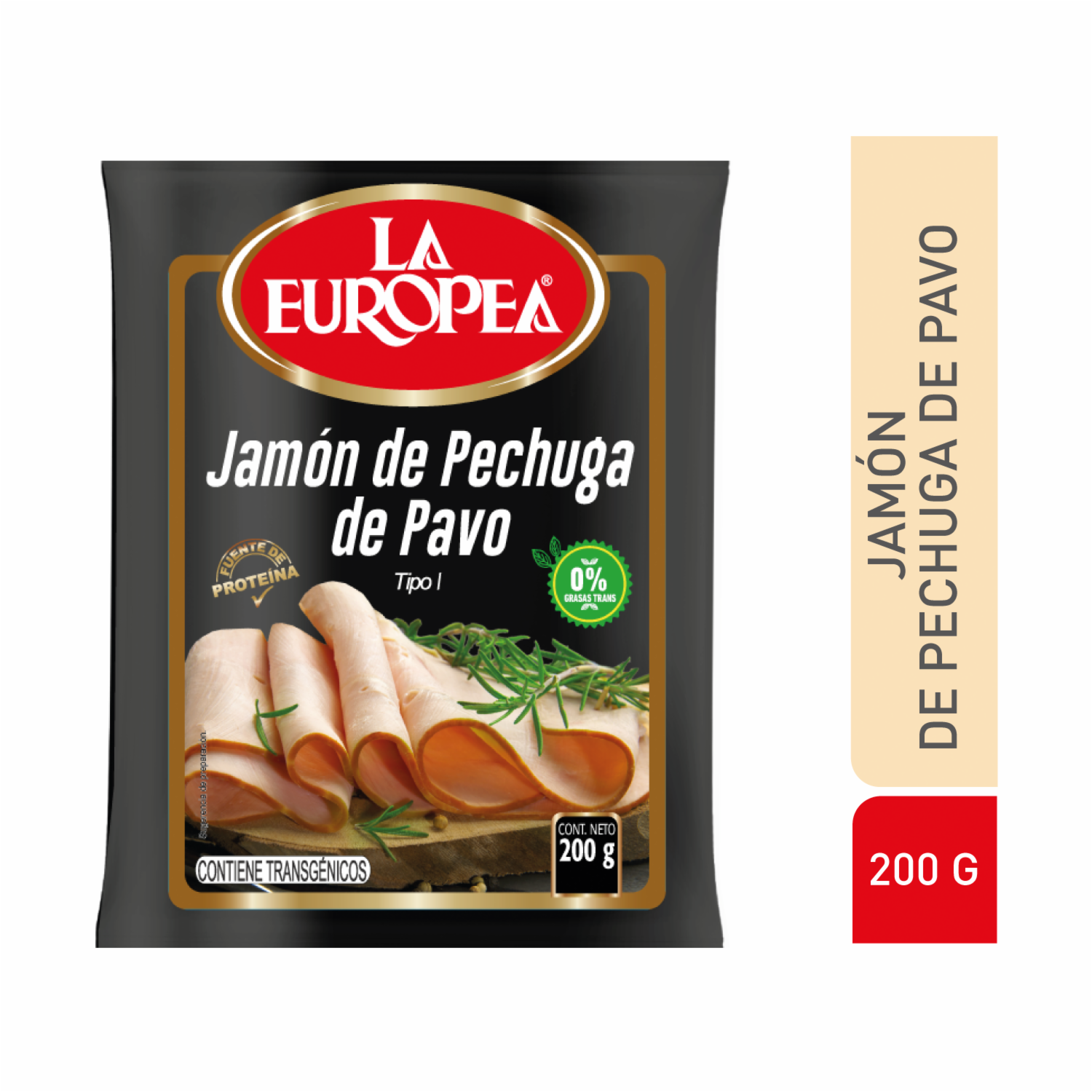 Jamón De Pechuga De Pavo LA EUROPEA 200 G
