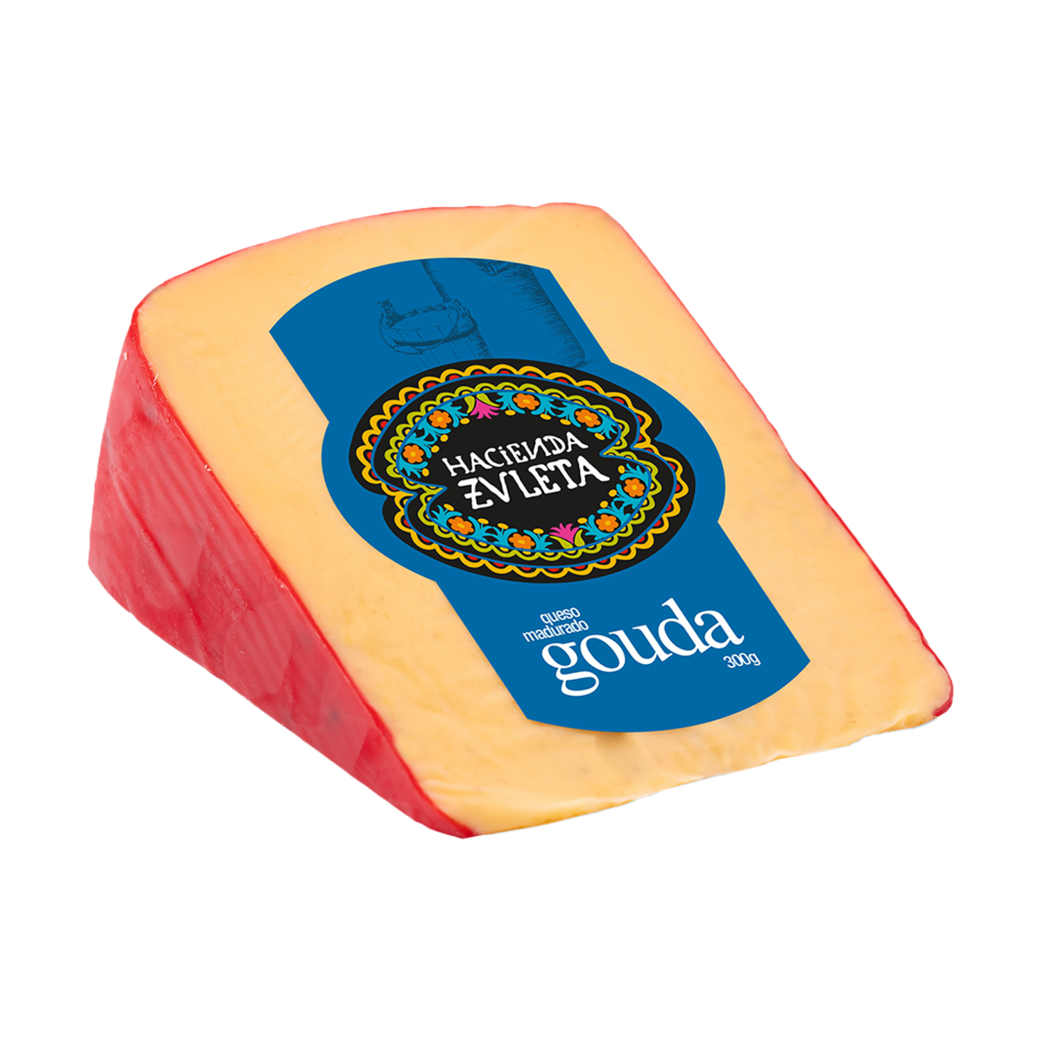 Queso Semiduro Gouda HACIENDA ZULETA 300 G