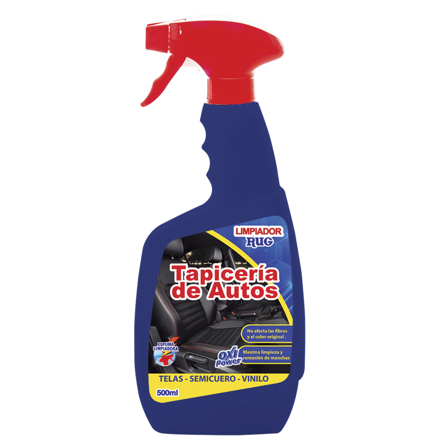 Limpiador Tapicería De Autos Rug OXI POWER Spray 500 Ml
